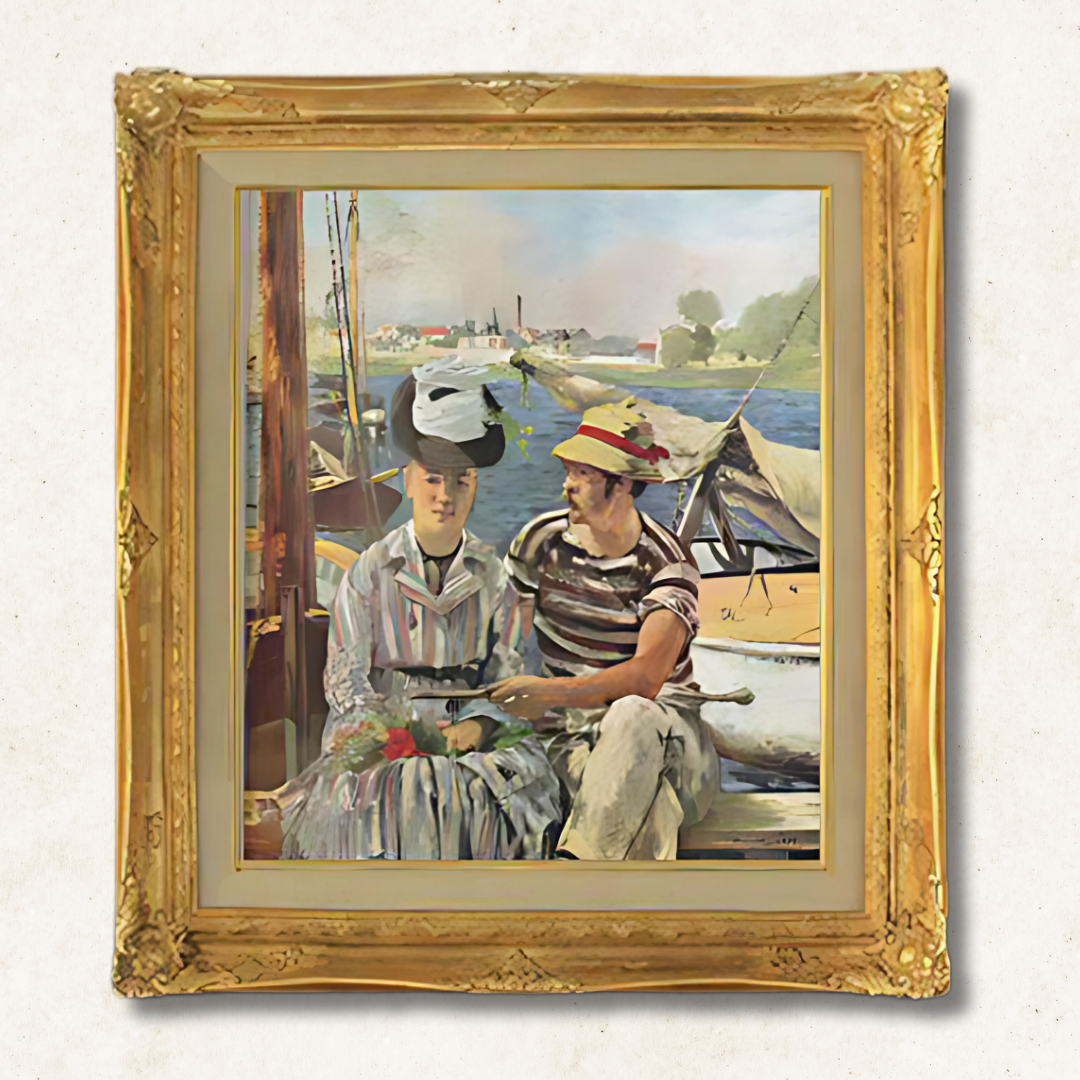 Edouard Manet - Argenteuil  F10 | Premium Hand-Painted Oil Painting - Commodore Club Art