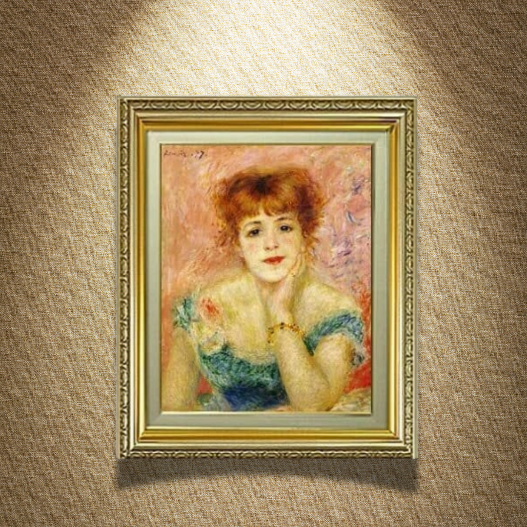 Pierre-Auguste Renoir  | Portrait de l'actrice Jeanne Samary   F6