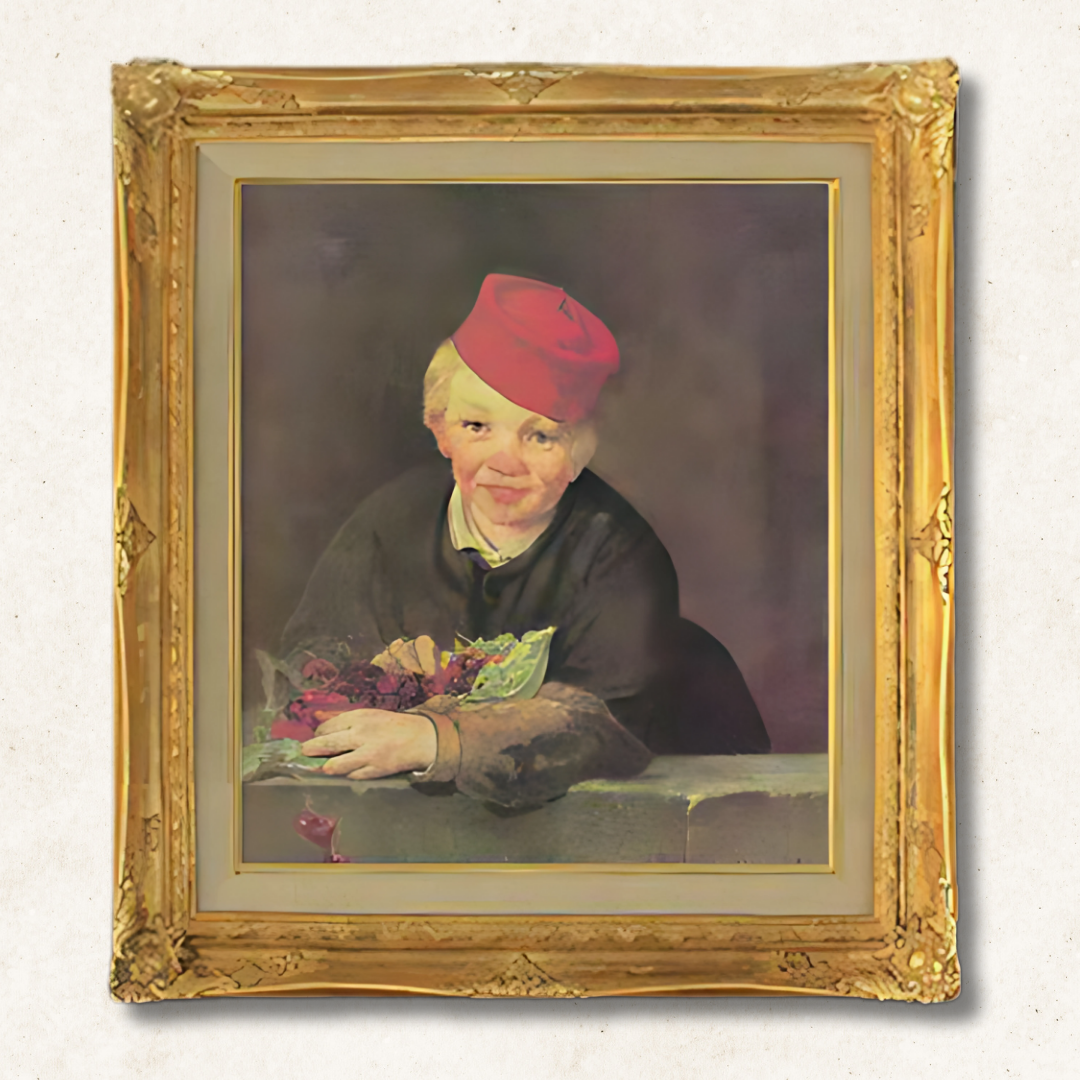 Edouard Manet - Boy with Cherries   F10 | Premium Hand-Painted Oil Painting