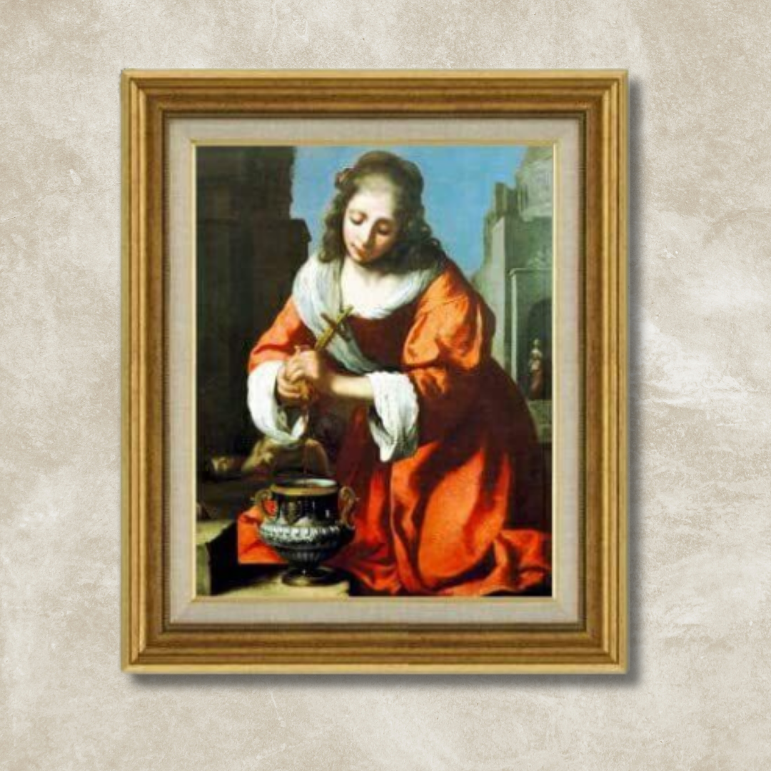 Johannes Vermeer  | Saint Praxidis  F6