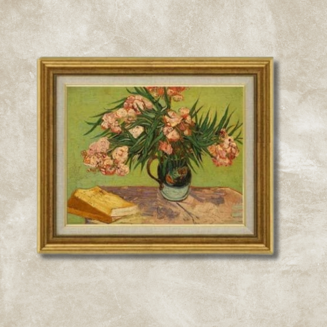 Vincent van Gogh | Vase with Oleanders and Books  F6