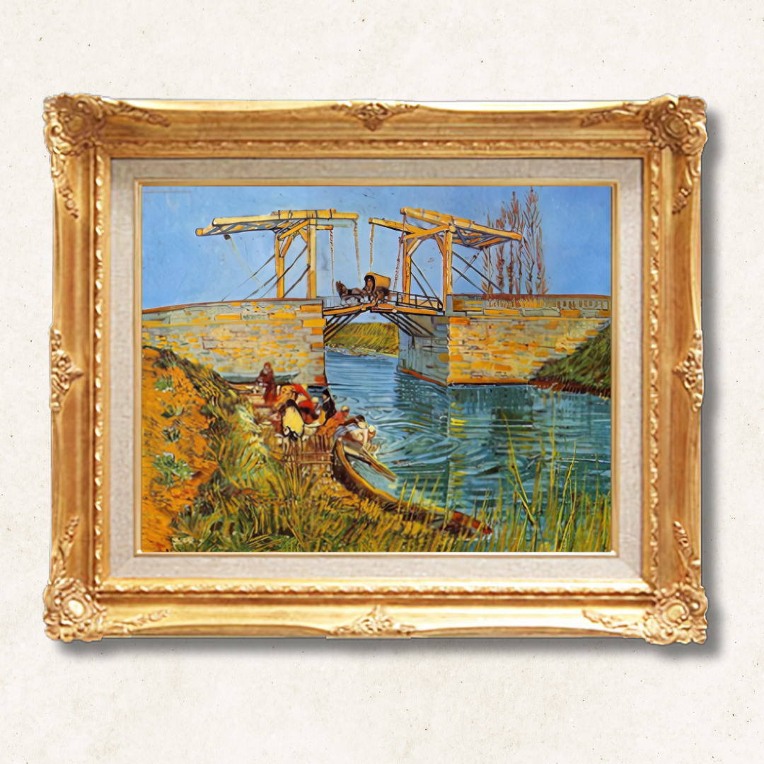 Vincent van Gogh - Bridge at Arles (Pont de Langlois)  F6 | Gallery-Quality Hand-Painted Oil Painting