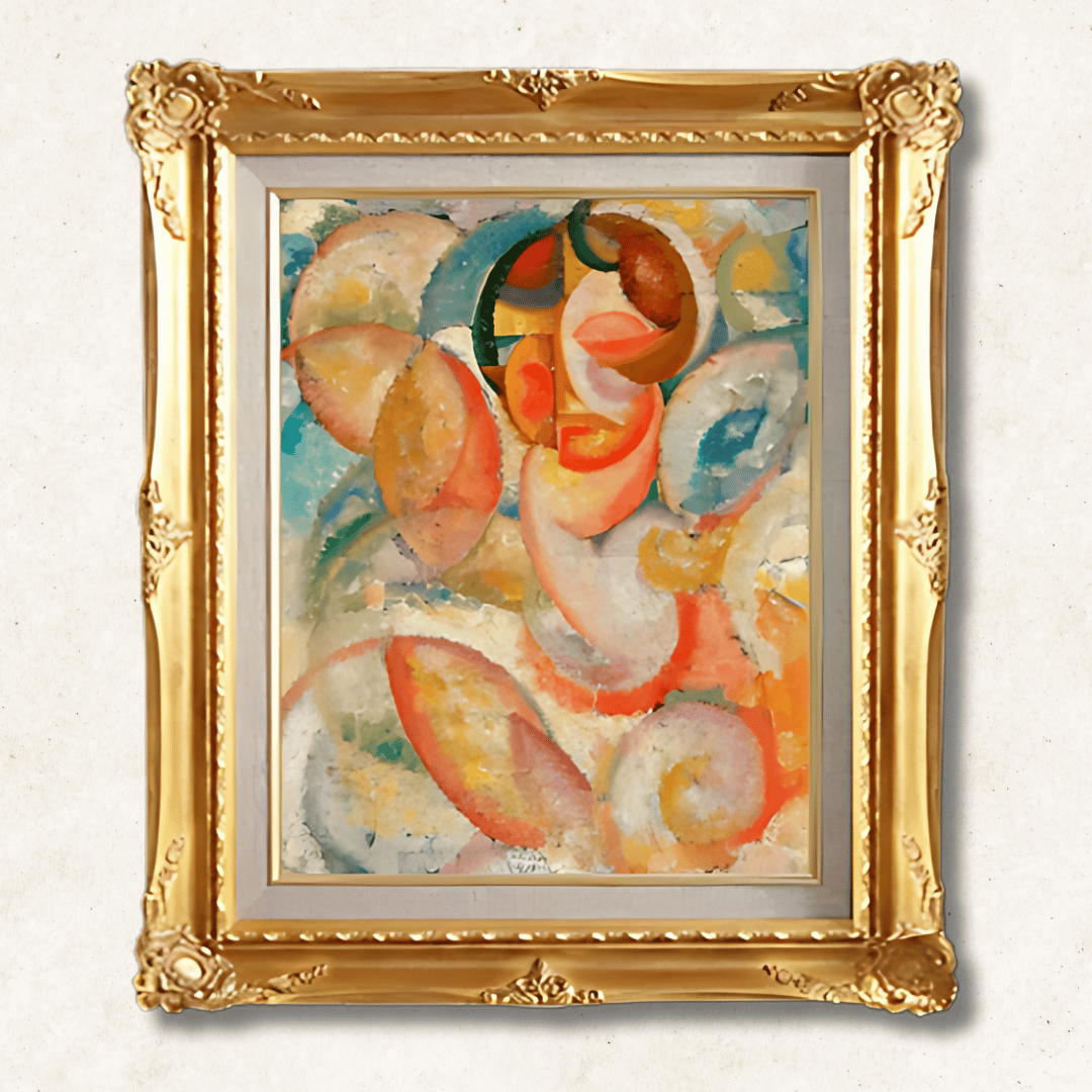 Amadeo de Souza Cardoso - Unknown Title F6 | Hand-Painted Oil Painting Framed for Home Decor - Commodore Club Art