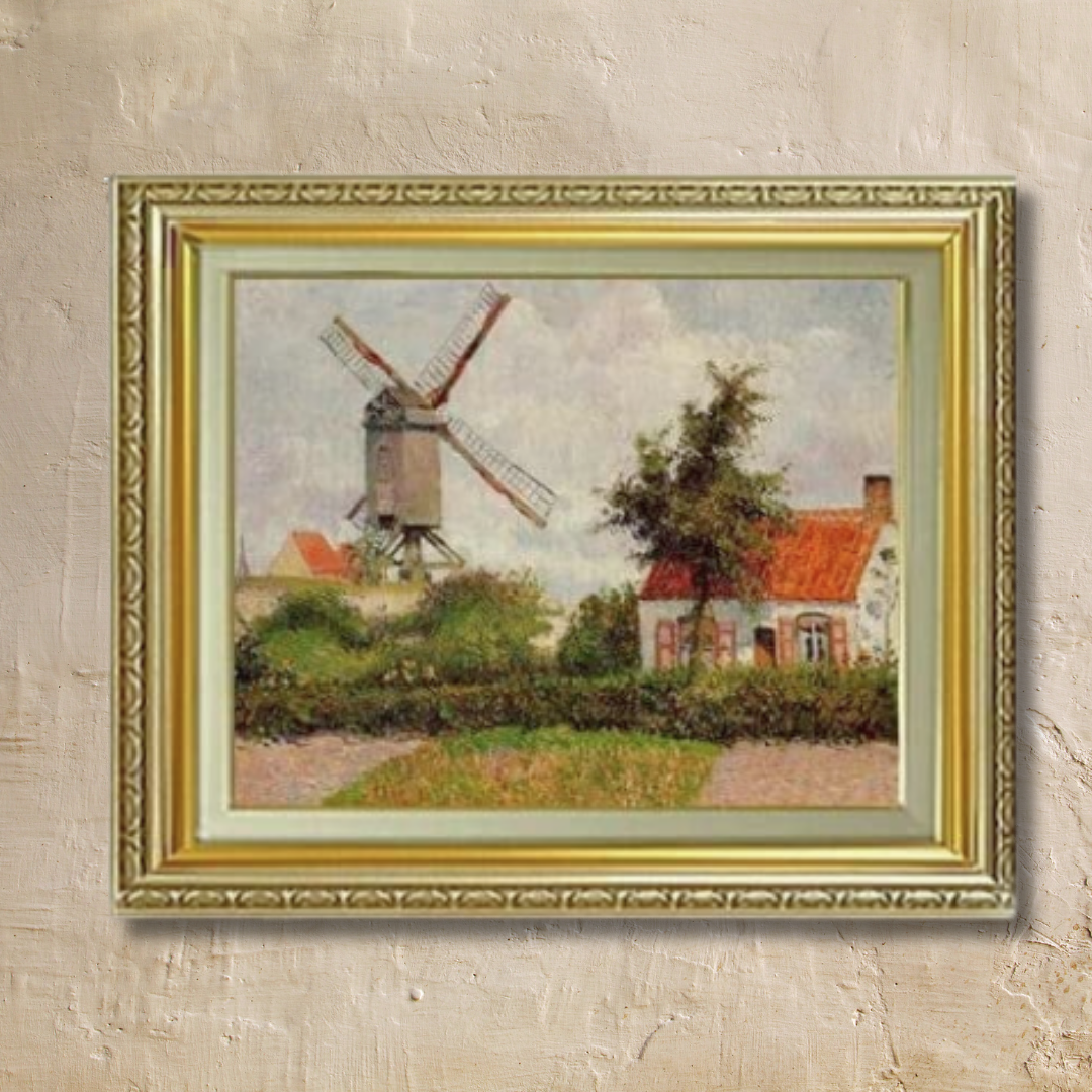 Camille Pissarro | Windmill at Knocke, Belgium　F6