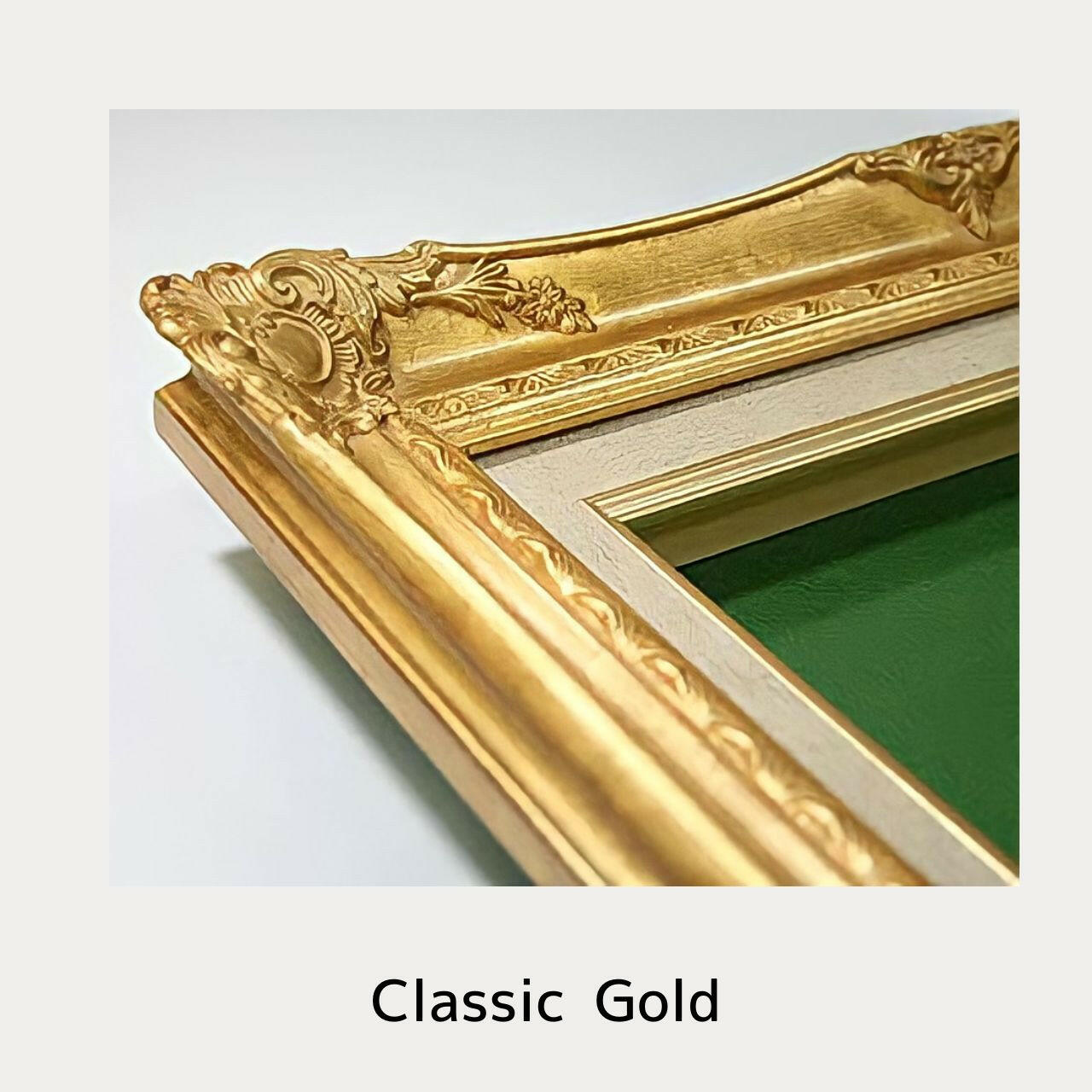 Classic Gold frame corner detail