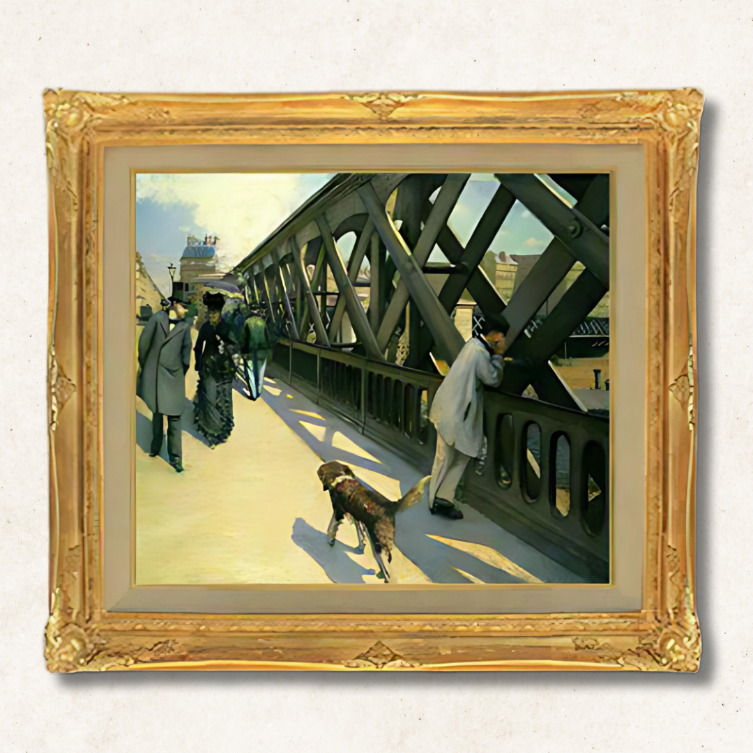 Gustave Caillebotte - The Europe Bridge  F10 | Premium Hand-Painted Oil Painting