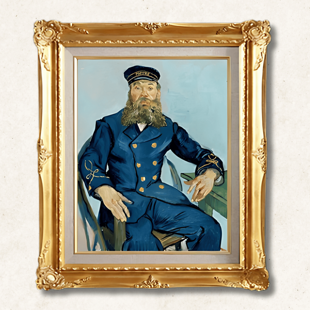 Vincent van Gogh - Portrait of the Postman Joseph Roulin  F6 | Gallery-Quality Hand-Painted Oil Painting