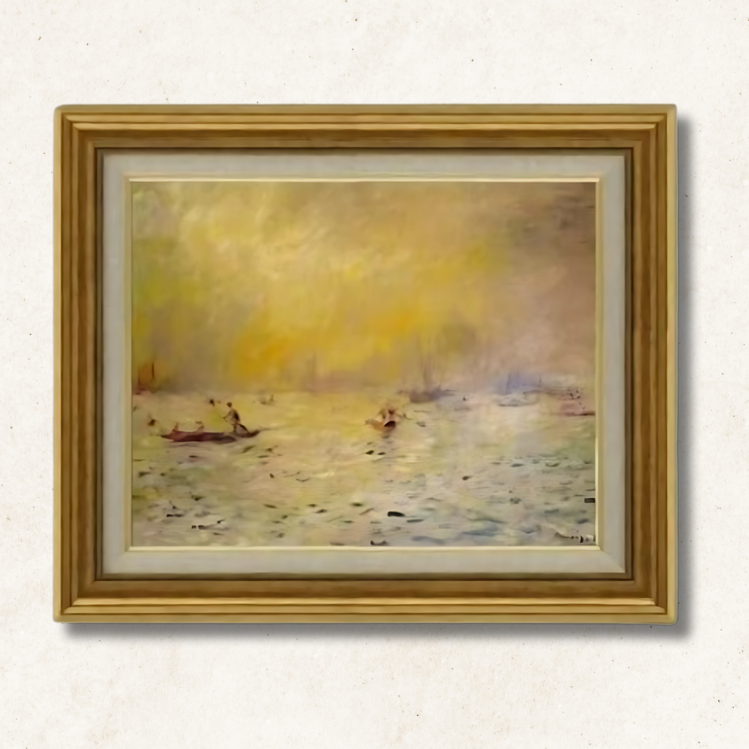 Pierre-Auguste Renoir  - View Of Venice Fog  F6 | Gallery-Quality Hand-Painted Oil Painting