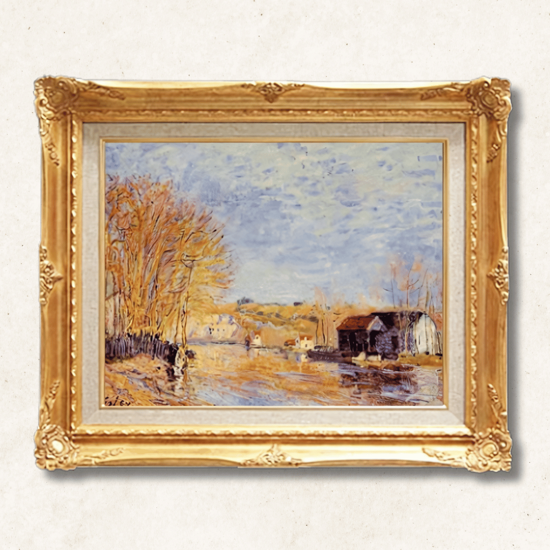 Claude Monet - The Seine at Argenteuil F6 | Hand-Painted Oil Painting Framed for Home Decor - Commodore Club Art