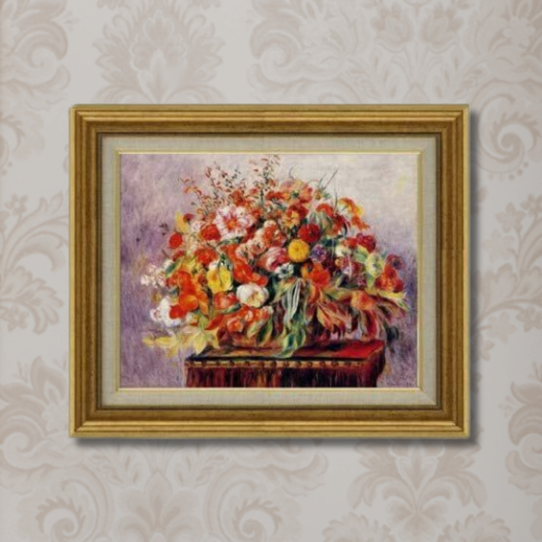 Pierre-Auguste Renoir  |  Basket of Flowers  F6　