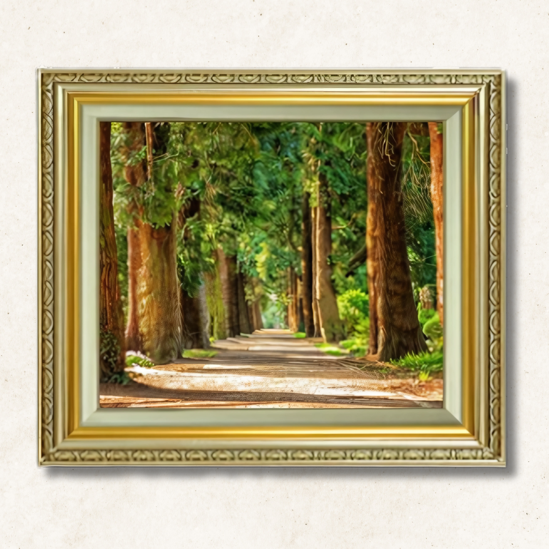 Original painting - New Green Avenue  F8 | Gallery-Quality Hand-Painted Oil Painting