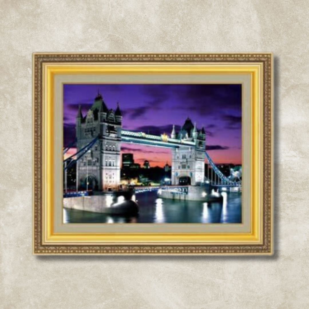 Original painting | London Bridge at night  F6