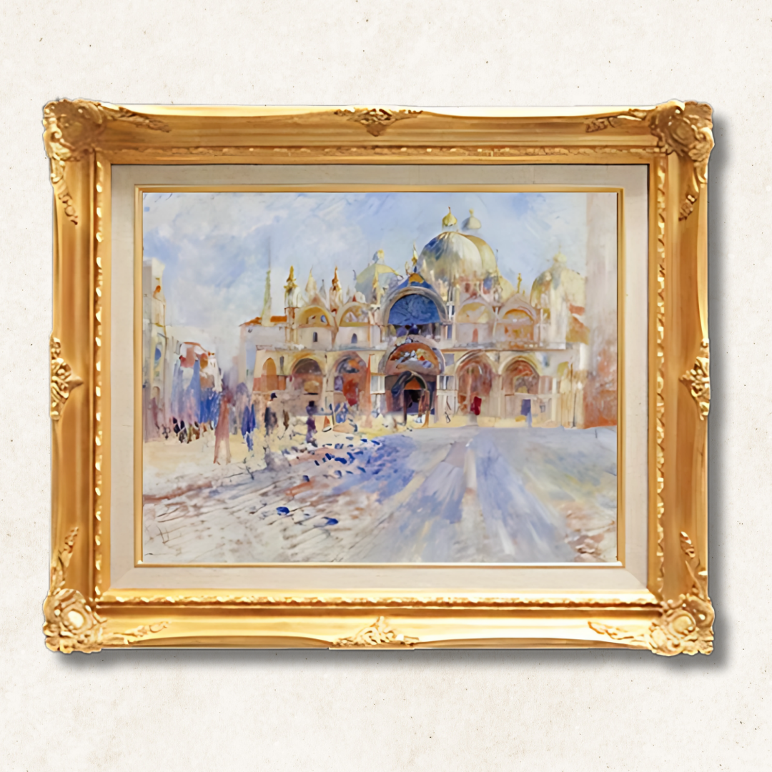 Pierre-Auguste Renoir - The Piazza San Marco, Venice F6 | Gallery-Quality Hand-Painted Oil Painting