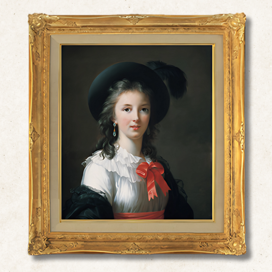 Élisabeth Louise Vigée Le Brun - Self-Portrait  F10 | Hand-Painted Oil Painting Framed for Home Decor