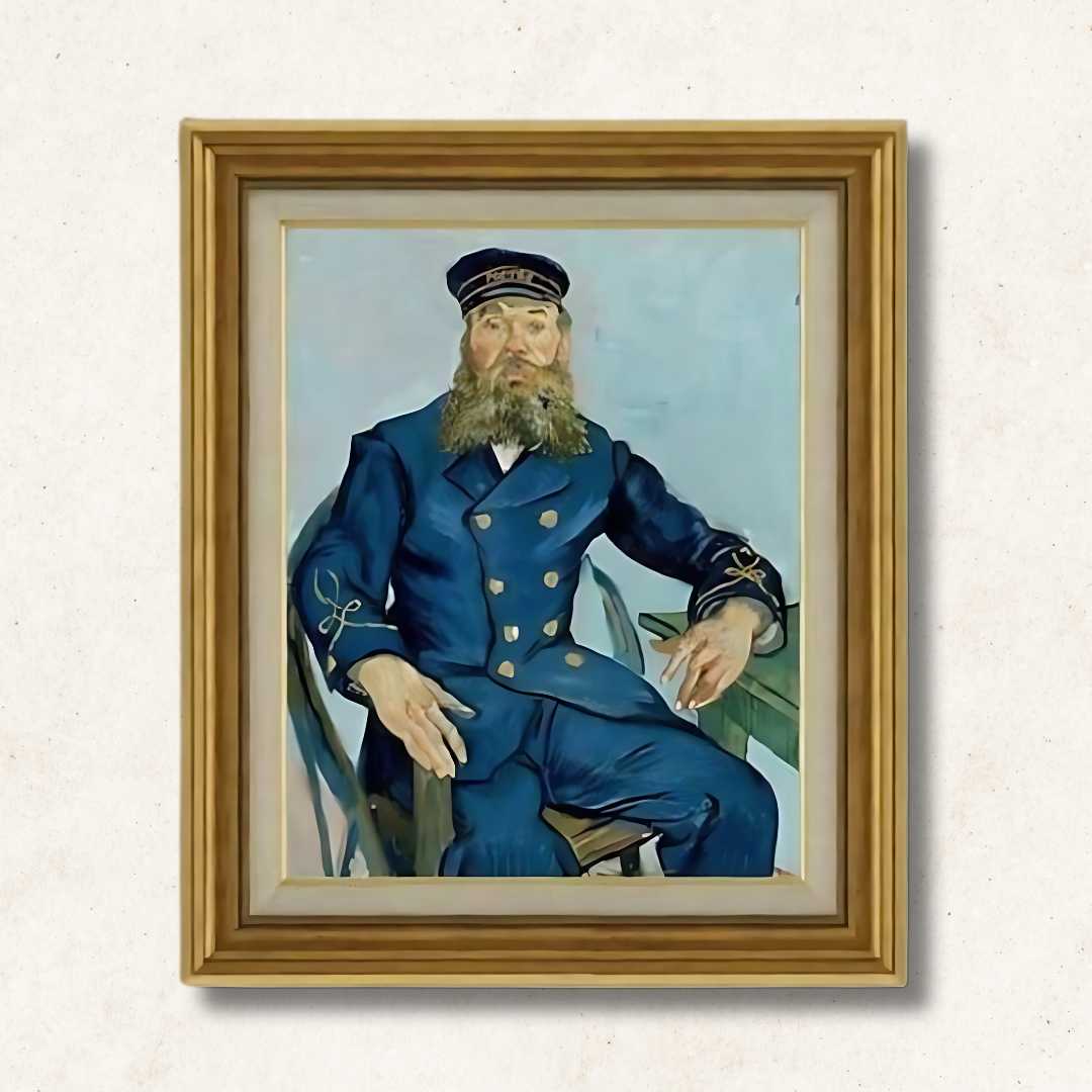 Vincent van Gogh - Portrait of the Postman Joseph Roulin  F6 | Gallery-Quality Hand-Painted Oil Painting