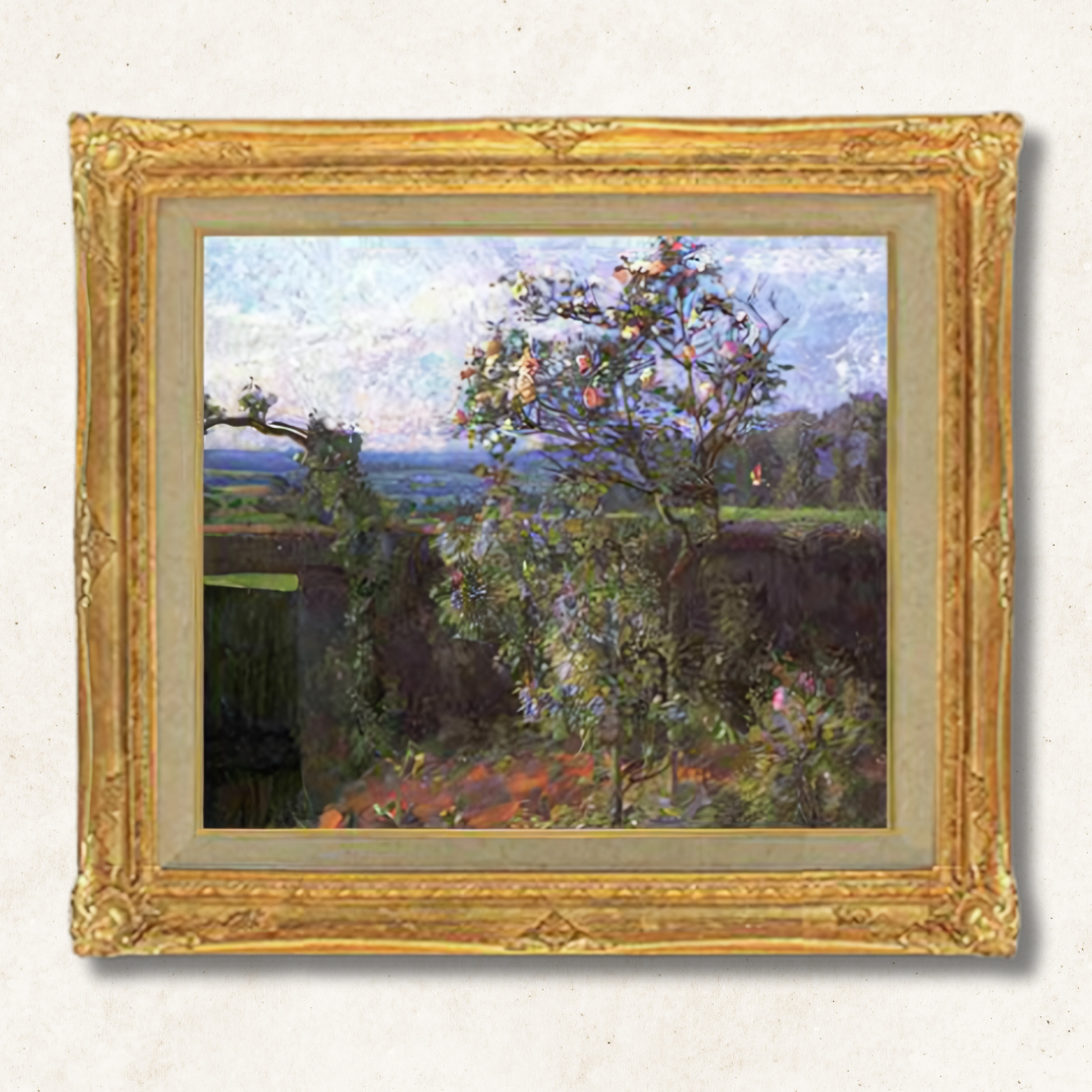 Gustave Caillebotte - Landscape near Yerres F10 | Premium Hand-Painted Oil Painting