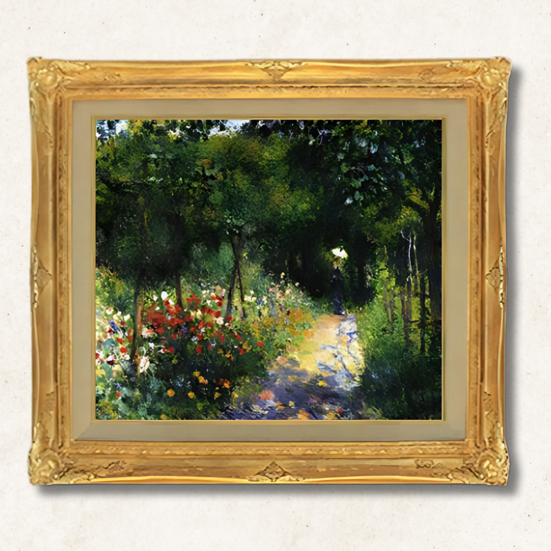 Pierre-Auguste Renoir -  Woman at the Garden   F10 | Premium Hand-Painted Oil Painting