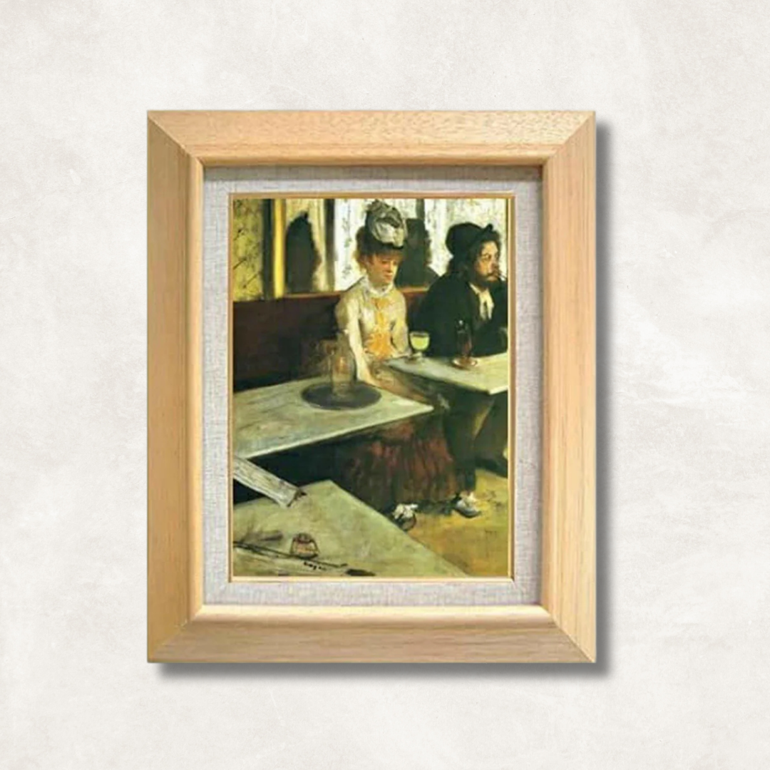 Edgar Degas - In a Café F4 | Premium Hand-Painted Oil Painting