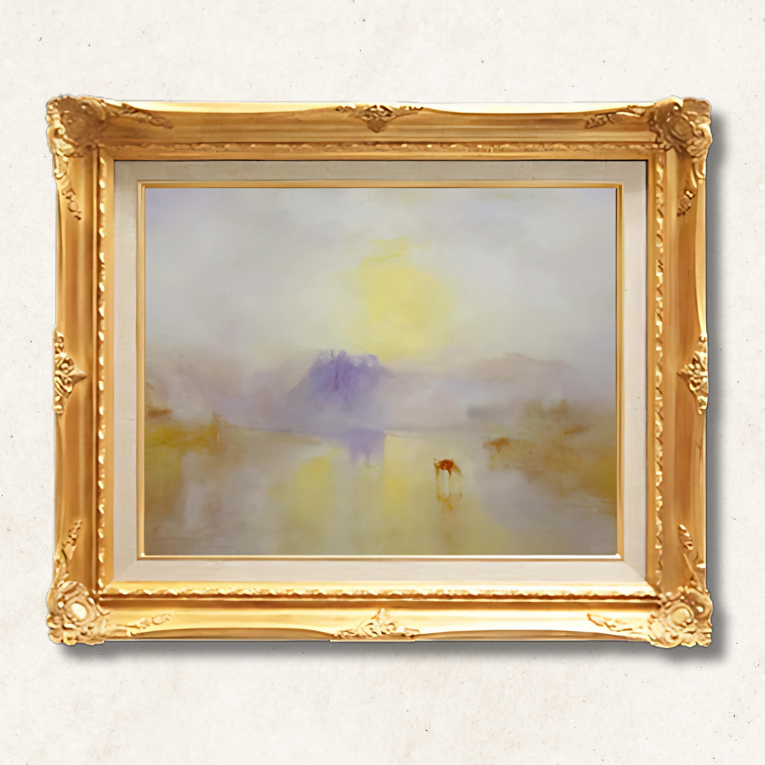 Joseph Mallord William Turner | Château de Norham, lever de soleil F6