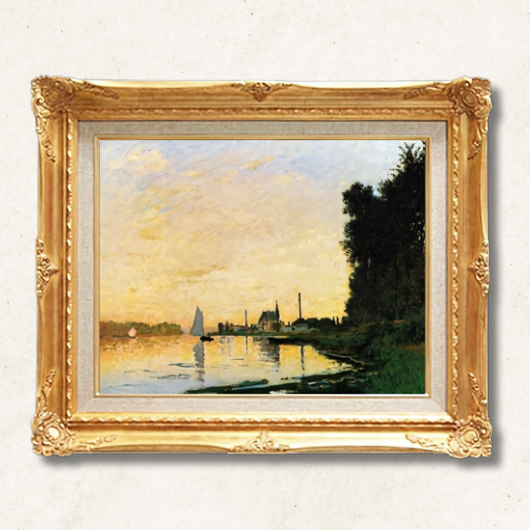 Claude Monet - Argenteuil, Late Afternoon F6 | High-Quality Hand-Painted Oil Painting