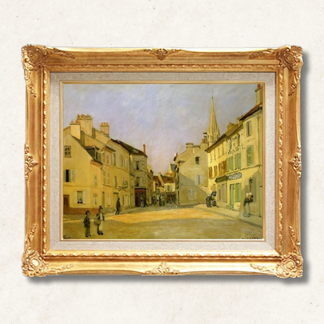 Claude Monet -  Place de l’Argenteuil  F6 | Premium Hand-Painted Oil Painting