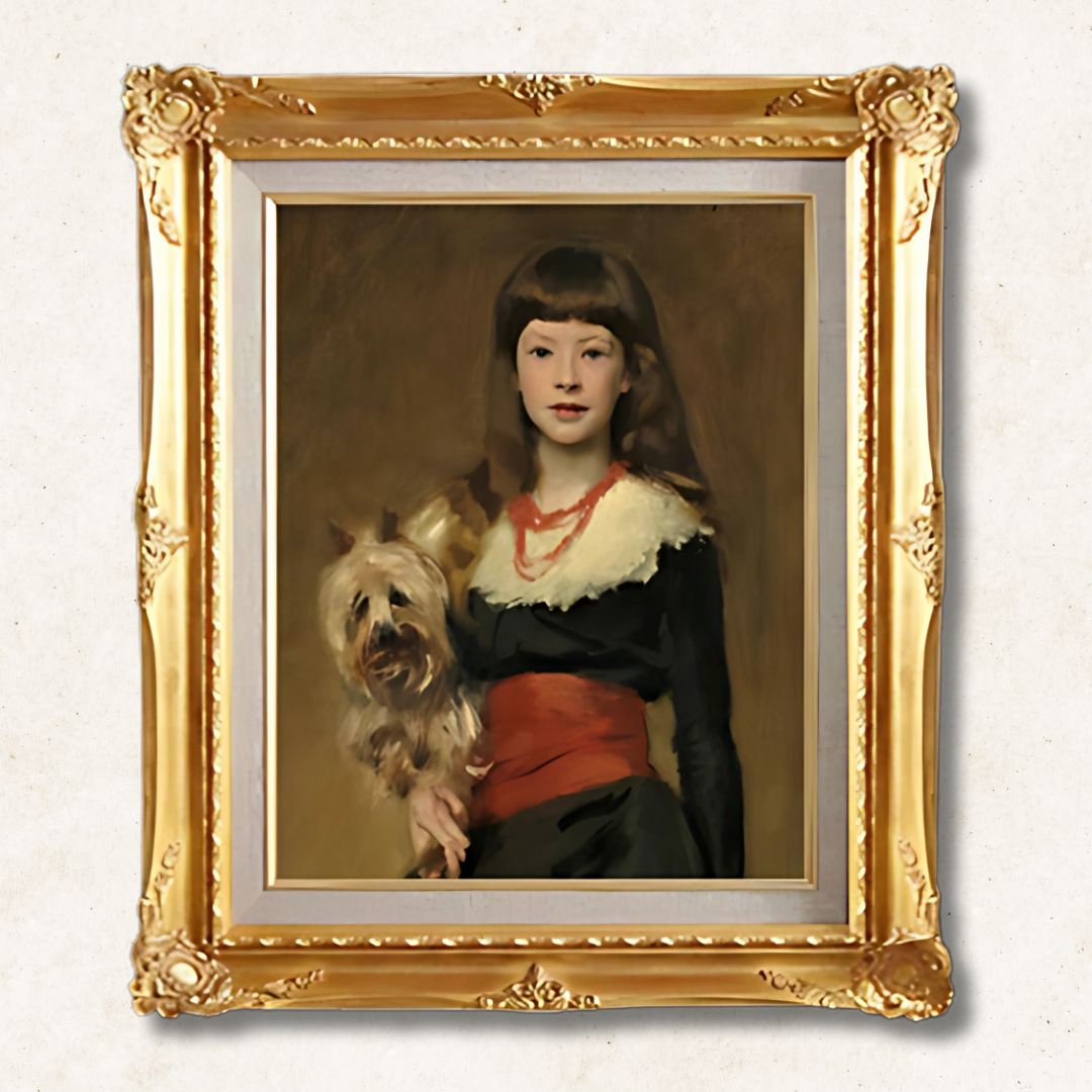 John Singer Sargent  -  Miss Beatrice Townsend  F6 | Premium Hand-Painted Oil Painting