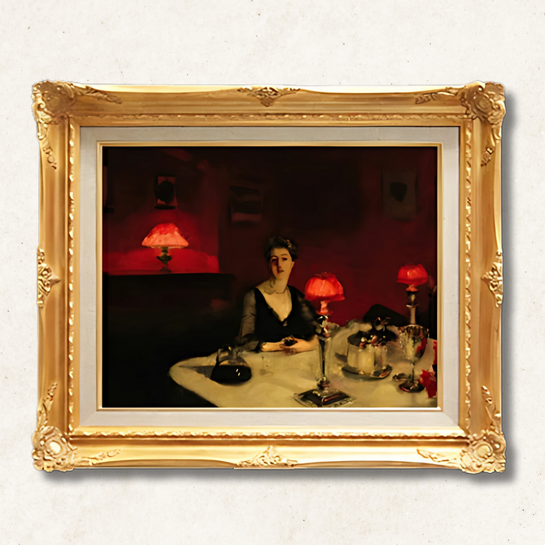 John Singer Sargent - Le verre de porto F6 | Premium Hand-Painted Oil Painting