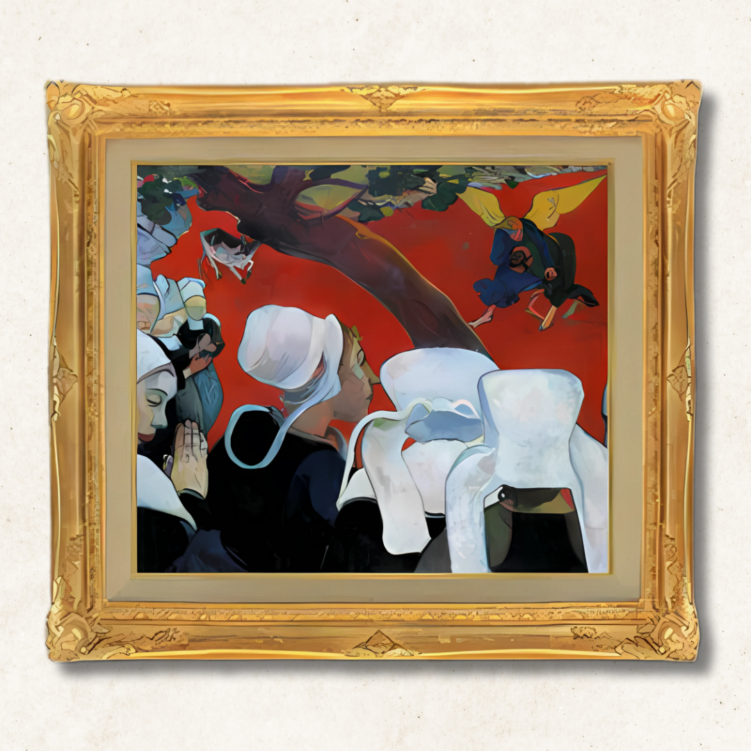 Paul Gauguin - Vision after the Sermon  F10 | Premium Hand-Painted Oil Painting