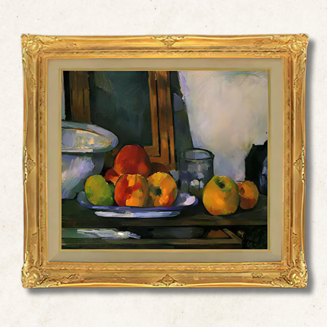 Paul Cézanne - Still life with open drawer  F10 | Premium Hand-Painted Oil Painting