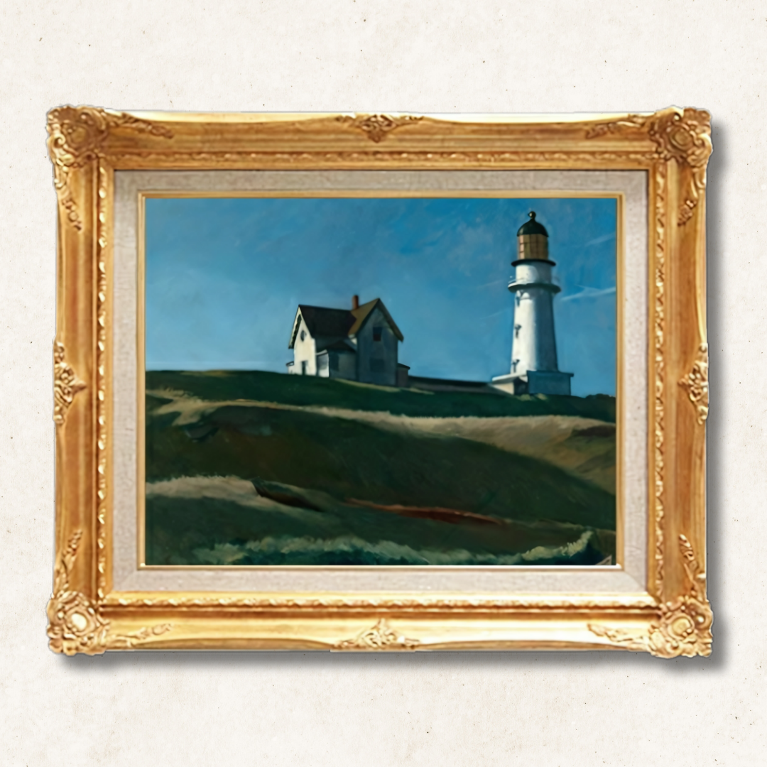 Edward Hopper - Lighthouse Hill F6 | Gallery-Quality Hand-Painted Oil Painting