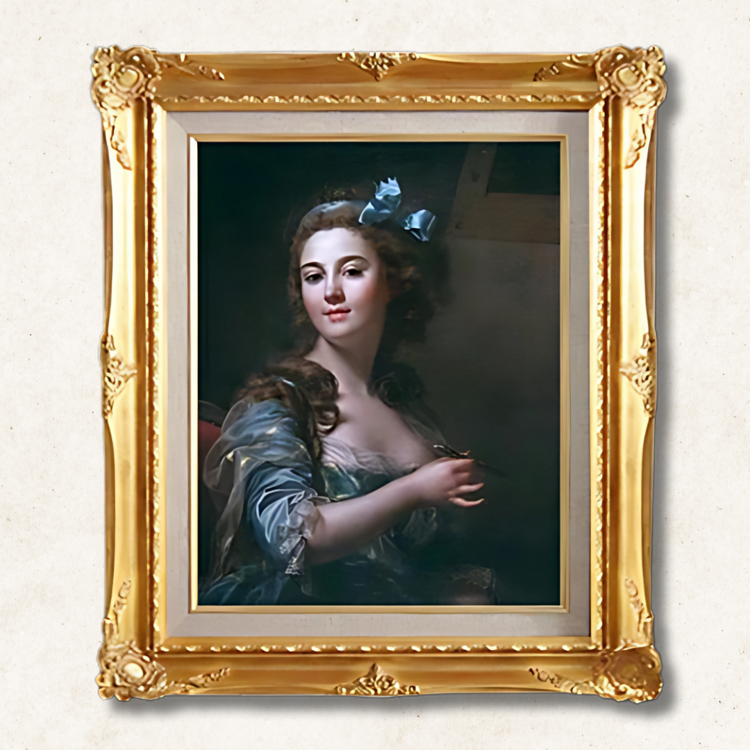 Marie-Gabrielle Capet- Self-Portrait F6 | Gallery-Quality Hand-Painted Oil Painting - Commodore Club Art