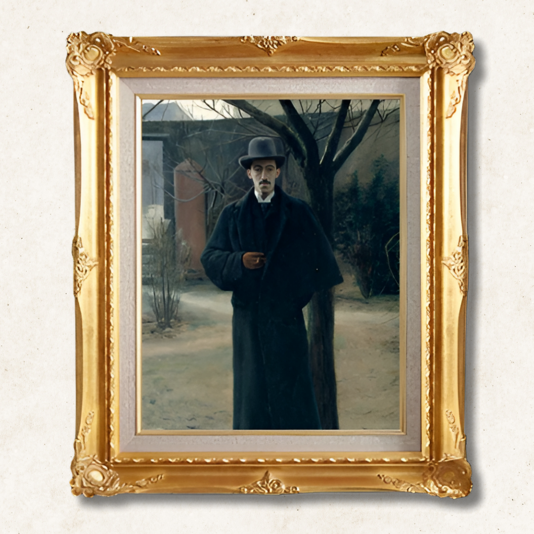 Santiago Rusiñol -  Portrait of Miquel Utrillo  F6 | Gallery-Quality Hand-Painted Oil Painting