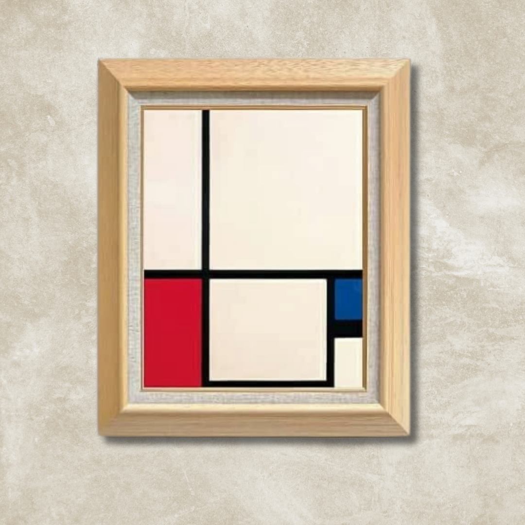 Piet Mondrian | Composition in Colours Composition No.1 with Red and Blue   F6