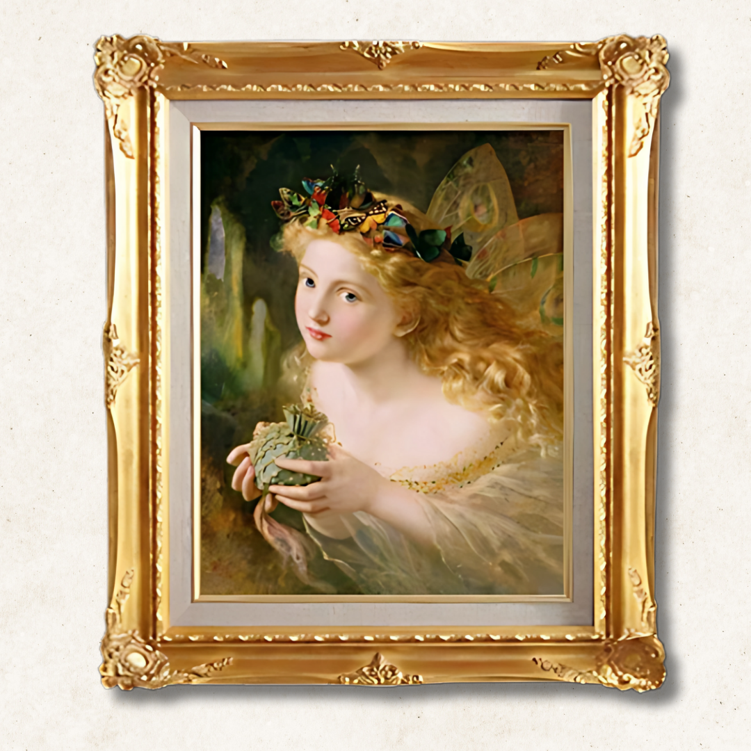 Sophie Anderson - Fairy F6  | Hand-Painted Oil Painting for Wall Art - Commodore Club Art