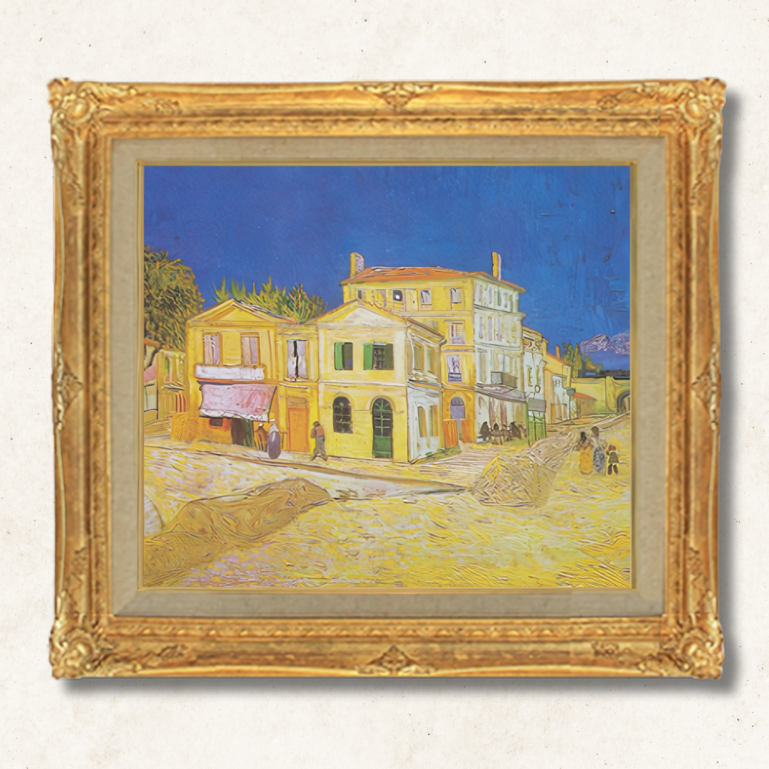 Vincent van Gogh -  The Yellow House F10 | Hand-Painted Oil Painting Framed for Home Decor