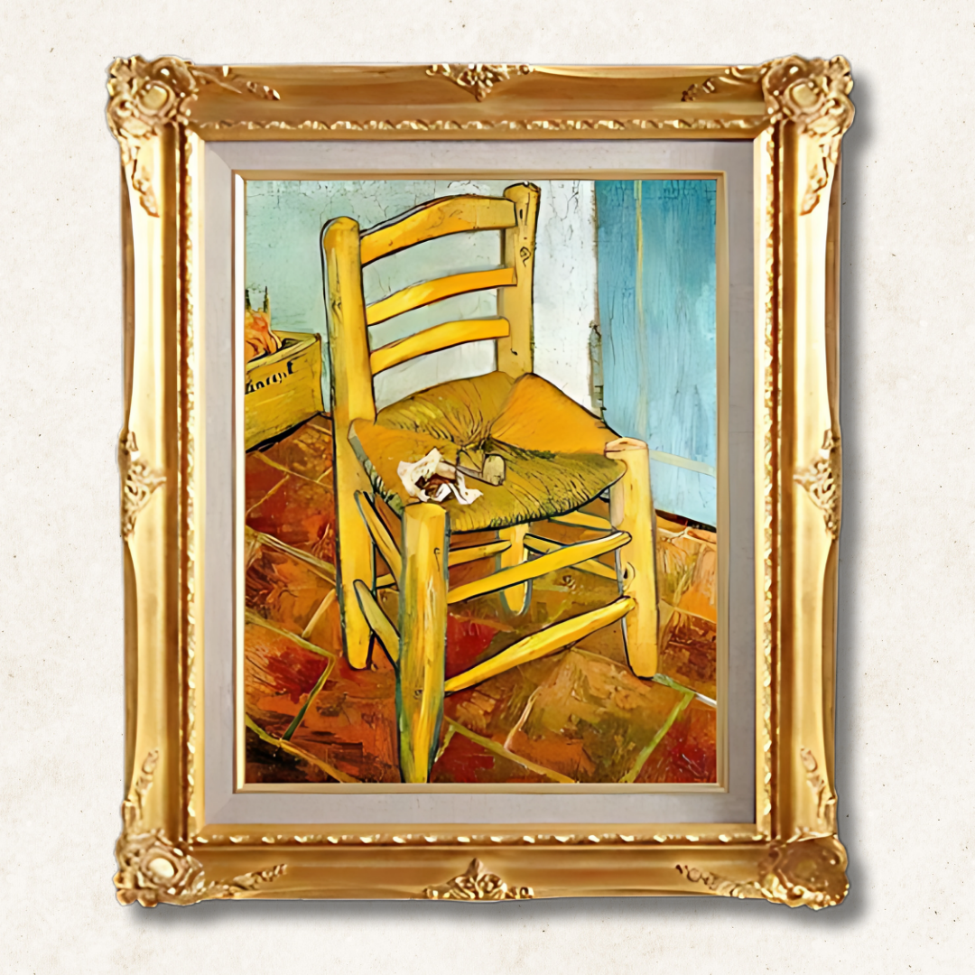 Vincent van Gogh - Vincent's Chair with His Pipe  F6 | Gallery-Quality Hand-Painted Oil Painting