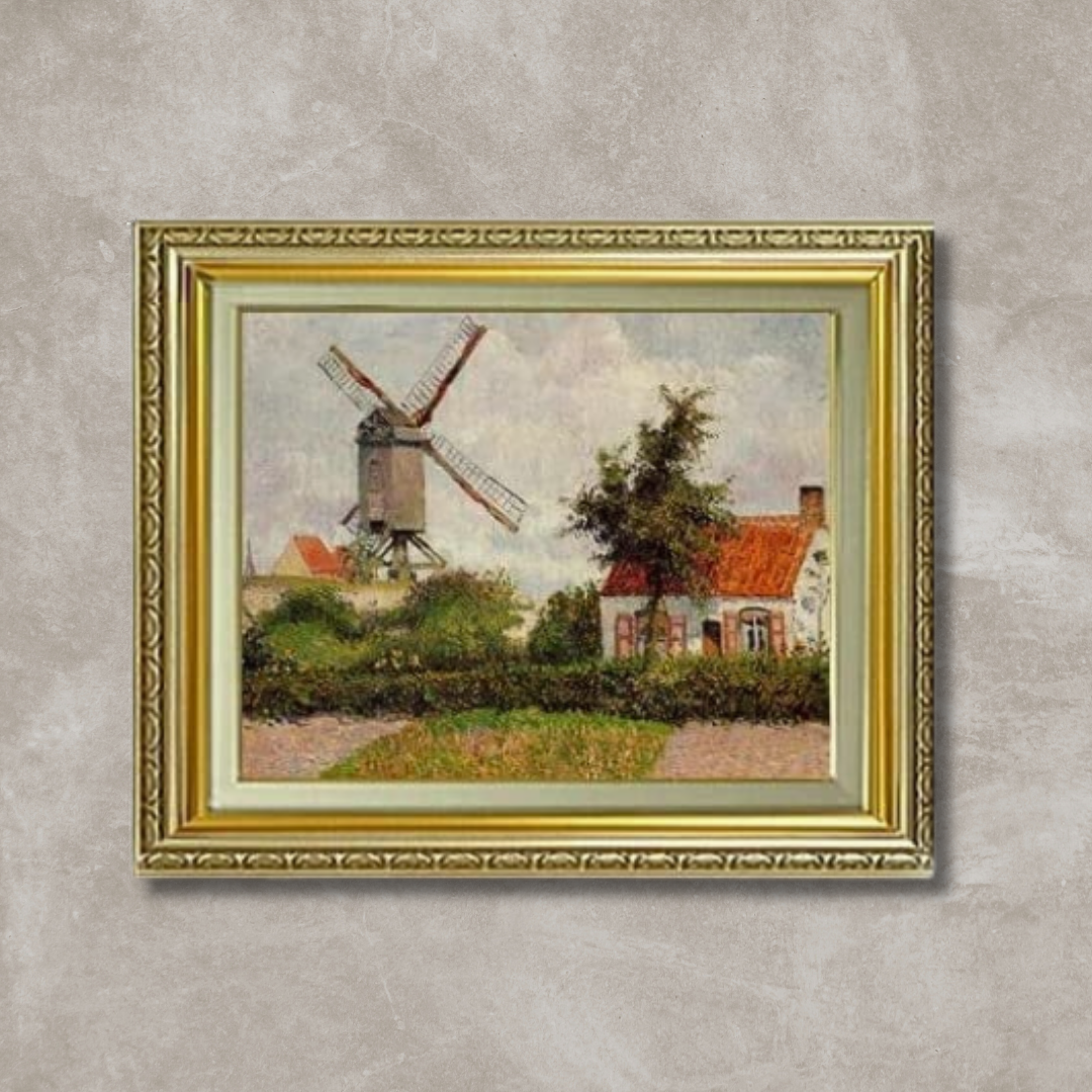 Camille Pissarro | Windmill at Knocke, Belgium　F6