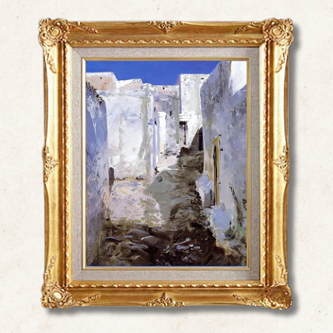 John Singer Sargent - Algerian Street  F6 | Gallery-Quality Hand-Painted Oil Painting