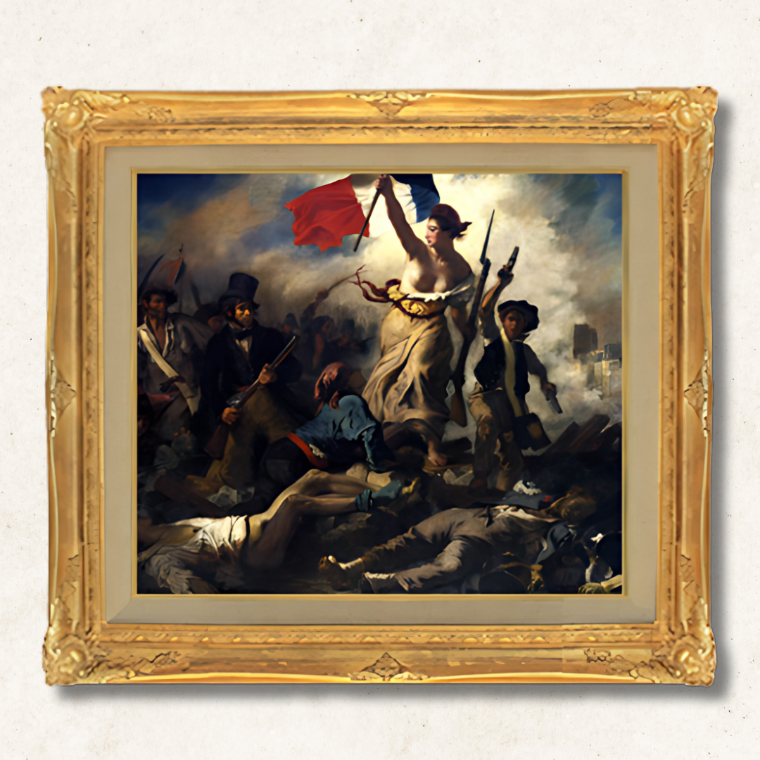 Eugène Delacroix - Liberty Leading the People F10 | Premium Hand-Painted Oil Painting