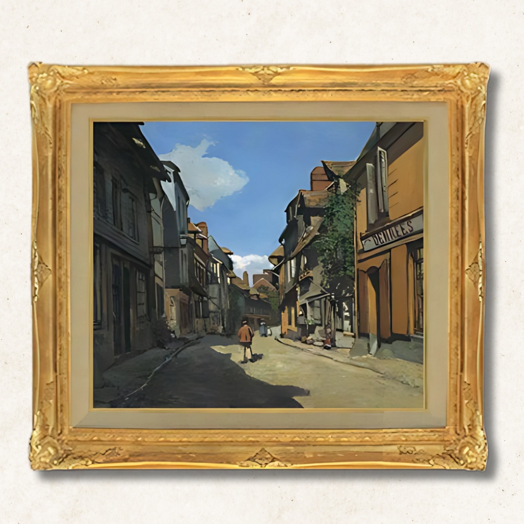 Claude Monet - Rue de la Bavole, Honfleur F10 | High-Quality Hand-Painted Oil Painting