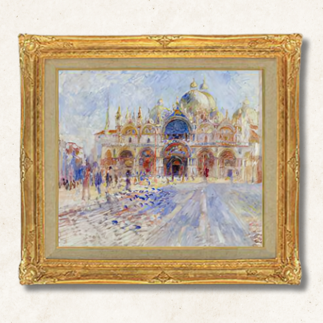 Pierre-Auguste Renoir - The Piazza San Marco, Venice  F10 | Premium Hand-Painted Oil Painting