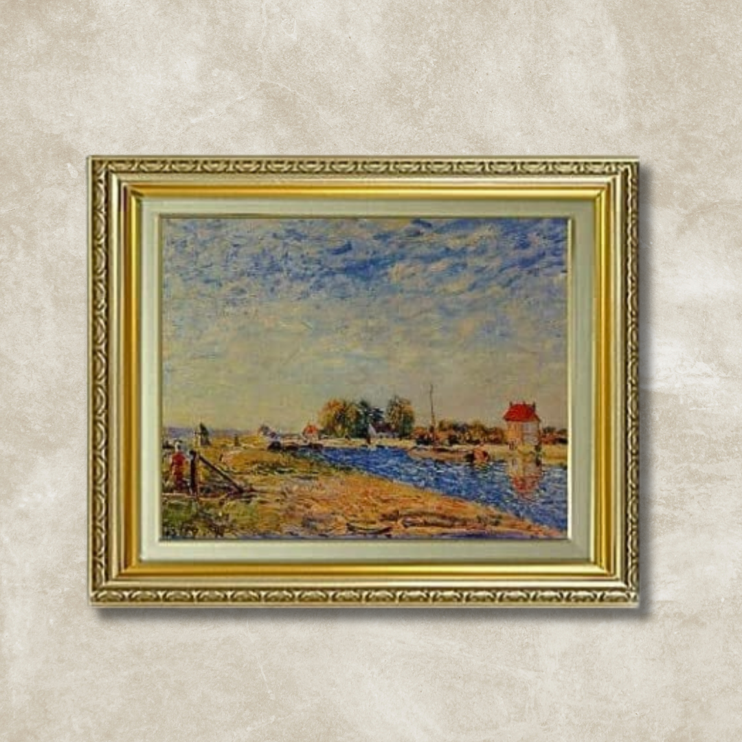 Alfred Sisley | Sunrise at Seine-et-Marne  F6　