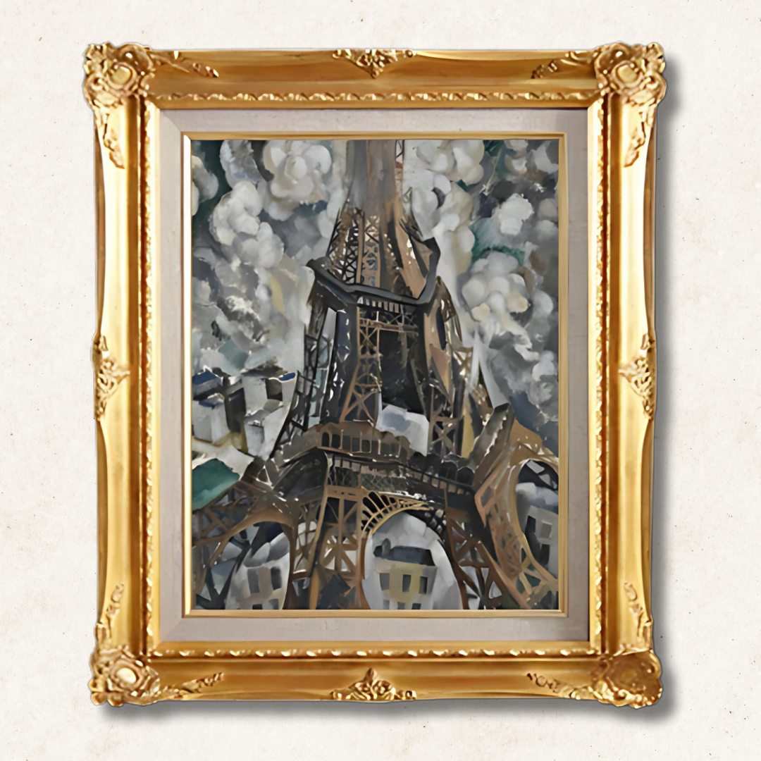 Robert Delaunay - The Eiffel Tower F6 | Premium Hand-Painted Oil Painting