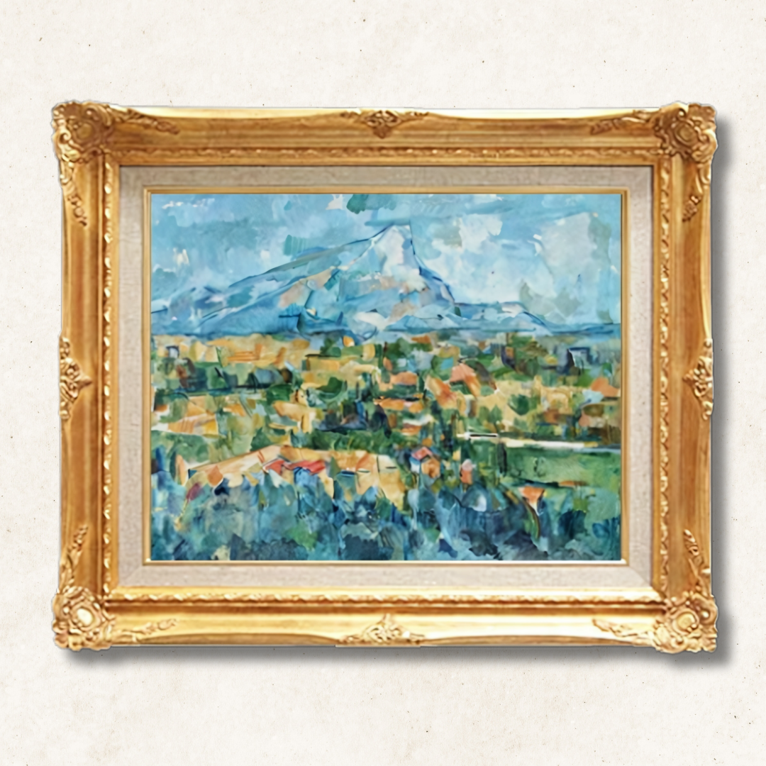 Paul Cézanne - Montagne Sainte-Victoire F6 | Wall Art - Hand-painted oil painting - Commodore Club Art