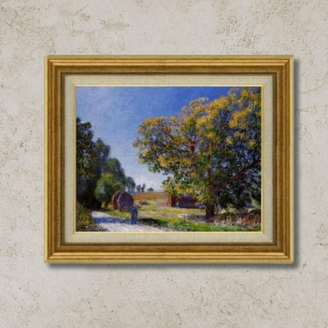 Alfred Sisley | A Forest Clearing  F6 Wall Art - Hand-painted oil painting -  | High-Quality Oil Painting.