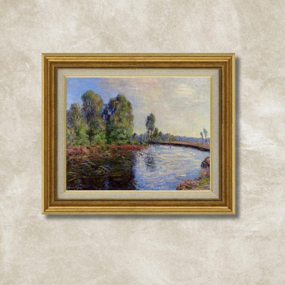 Alfred Sisley |On the banks of the river F6 - Commodore Club