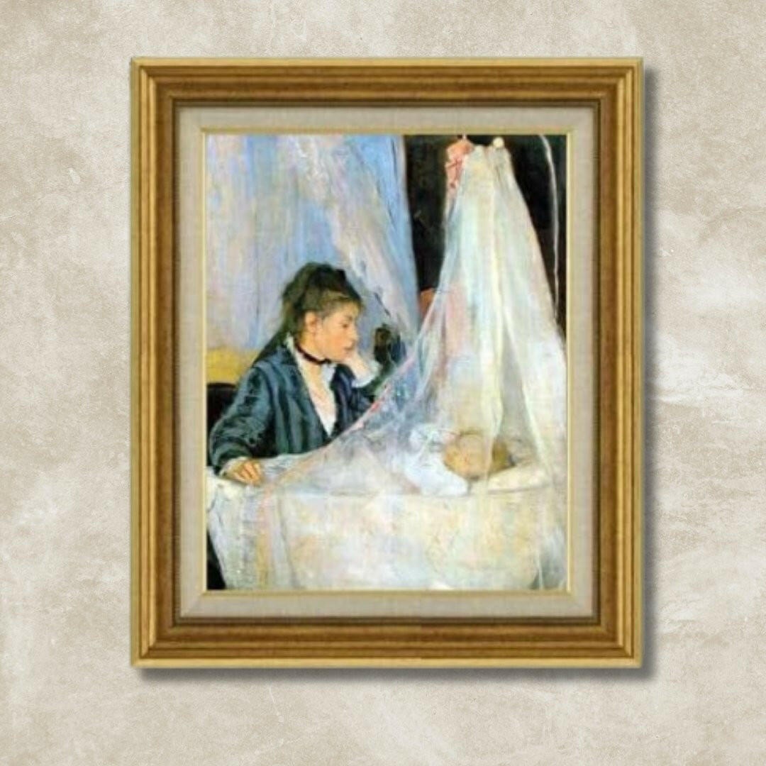 Berthe Morisot  |  The Cradle   F6 -  | High-Quality Oil Painting.