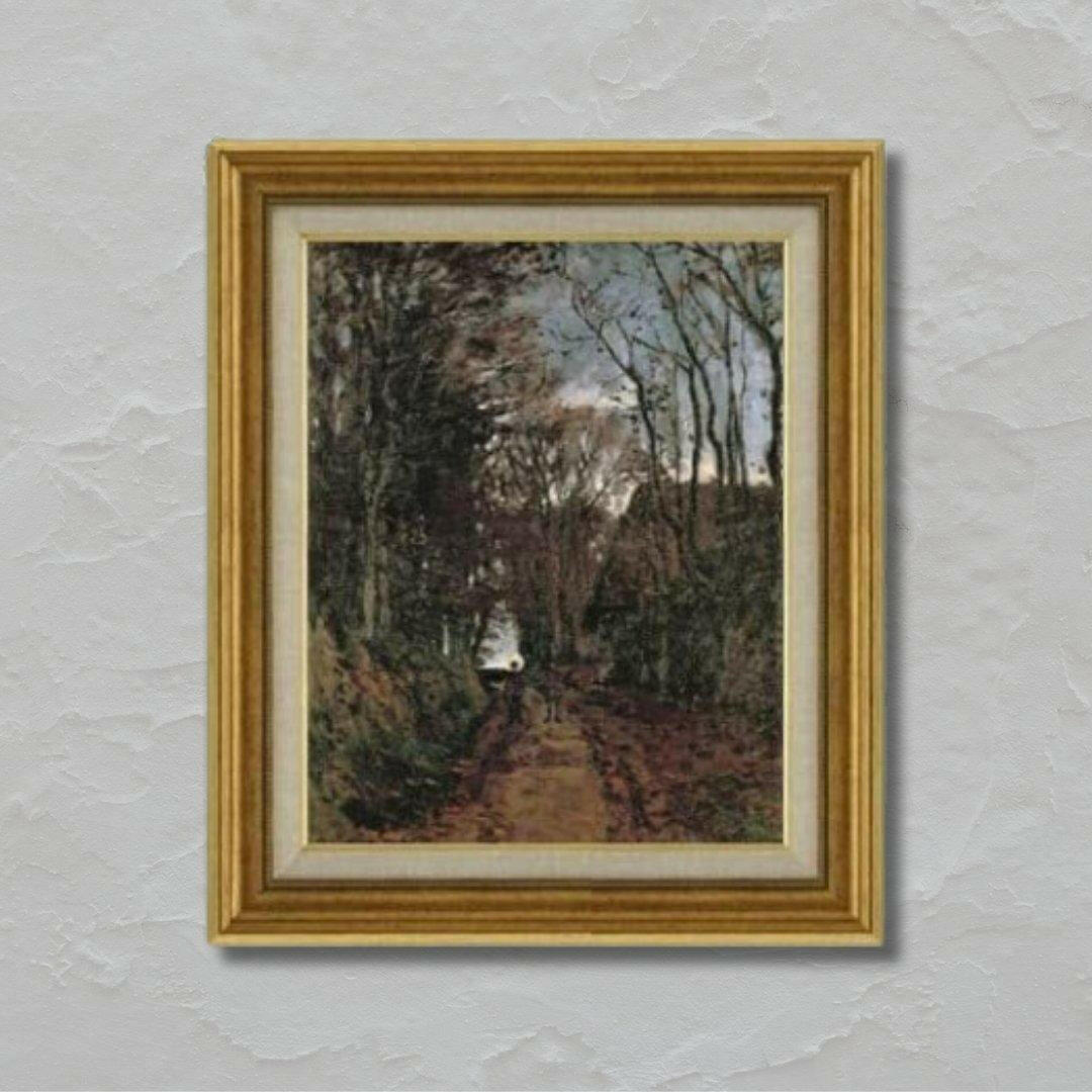 Claude Monet | Path in Normandy  F6  Wall Art - Hand-painted oil painting -  | High-Quality Oil Painting.