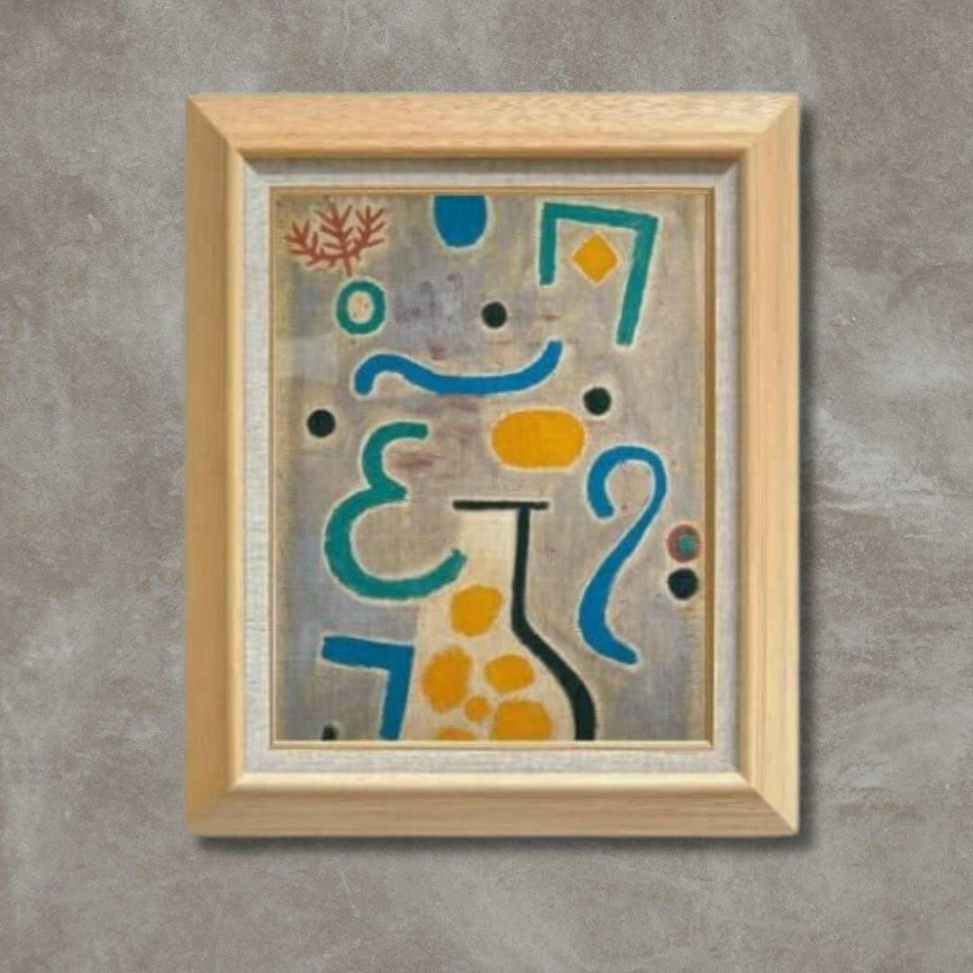 Paul Klee | The Vase    F6 -  | High-Quality Oil Painting.