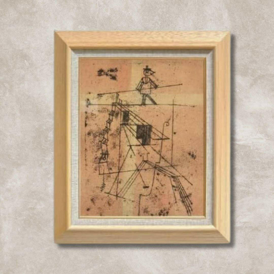 Paul Klee | Tigtrope Walke   F6 -  | High-Quality Oil Painting.